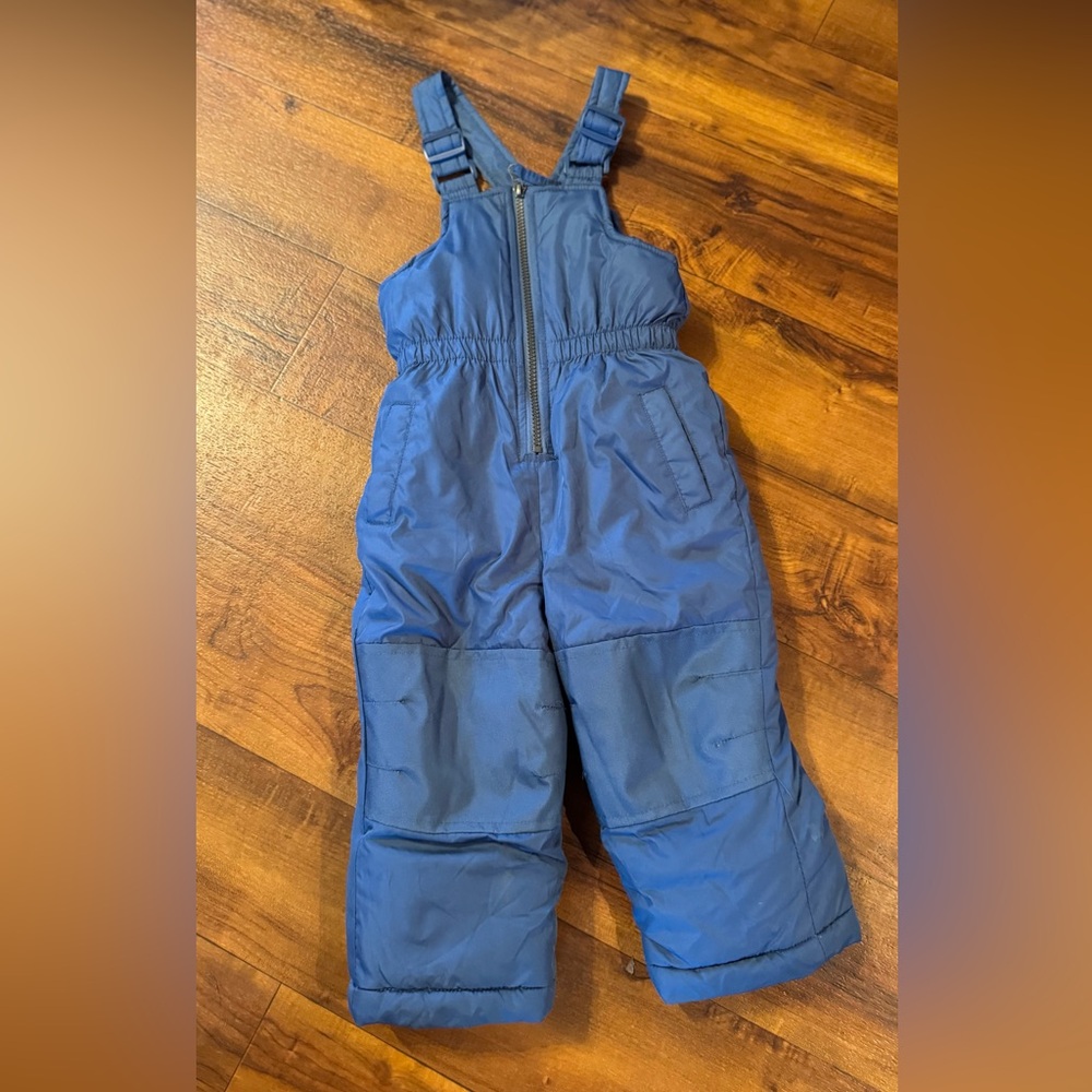 Kids Blue Insulated Snow Bibs Wippette kids 18 month